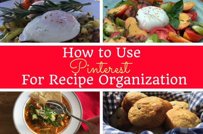 Pinterest for Recipe Organization